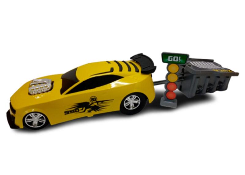 DRAGSTER TOY リモコン充電器付 Carrinho Nervous Dragster Brinquedo Infantil- Zuca Toys - Carrinho